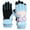 01-Light Blue, variant on Tyidzon Waterproof Winter Gloves Long Cuff Snow Ski Gloves Warm Mittens Gloves for Boys & Girls, Fits Youth Winter Sports, Skiing, Snowboard