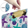 thumbnail image 4 of FMSHPON Colorful Coral Clipboard Hardboard Wood Nursing Clip Board and Pull for Standard A4 Letter 13x9 inches, 4 of 7