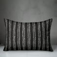 thumbnail image 3 of Creative Products Black Petal Lines 14x20 Indoor / Outdoor Pillow, 3 of 3