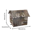 thumbnail image 2 of LOVEVER Maison d'Hiver Extérieure Maison Maison Rembourrée Maison Pliable Maison Errante Oxford Écran Solaire, 2 of 3