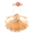 thumbnail image 1 of Tholdsy 1/6 ropa de muñeca niña vestido de muñeca trajes con accesorios para el cabello Muñecas y casas de muñecas champán, 1 of 1