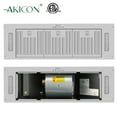 thumbnail image 6 of Akicon 30"/36" Range Hood Insert Stainless Steel 600CFM with 3 Speeds and Led Lights Cold Bright 36inch, 6 of 10