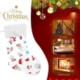 thumbnail image 4 of Coolnut Christmas Stocking Set of 1, Christmas Santa Claus Xmas Stockings and Plush Fur Cuff Stockings Fireplace Decorations for Family Holiday Xmas Party Decorations, 4 of 7