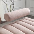 thumbnail image 5 of Yesfashion End Of Bed Bench,Bedroom Bench with Solid Wood Frame,High Density Foam,Adjustable Round Backrest,2 Seater Sofa Couch for Bedroom,Living Room, 5 of 5