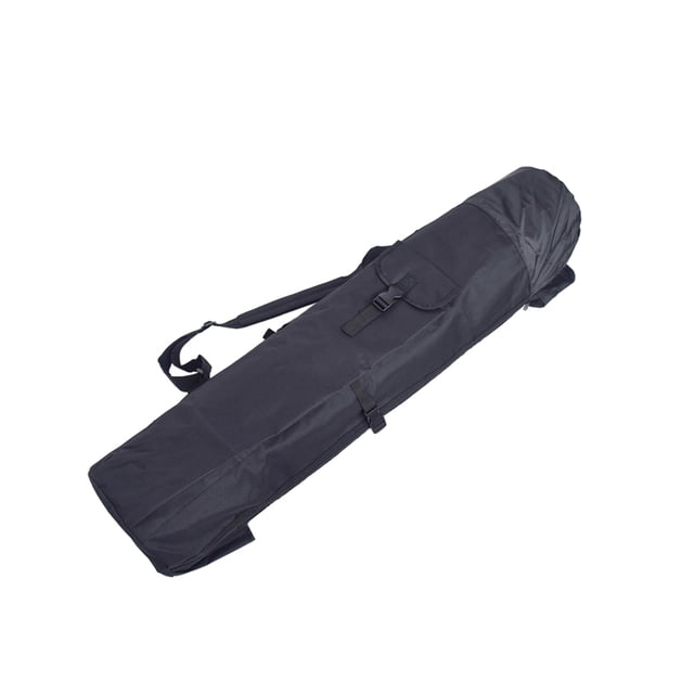 Soidarity Bolsa para caña de pescar, 5 bastones, estuche de transporte, soporte de almacenamiento, multifunción, gran capacidad, trabajo Pescar Negro
