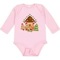 thumbnail image 3 of Inktastic Gingerbread House Christmas Boys or Girls Long Sleeve Baby Bodysuit, 3 of 5