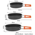 thumbnail image 3 of Frying Pan Non-stick Skillets Cookware Outdoor Cooking Pan with Storage Pouch, 3 of 12