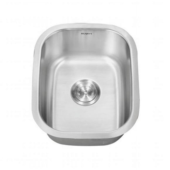 Ruvati RVM4110 Undermount 16 Gauge 15 in. Bar Sink Single Bowl