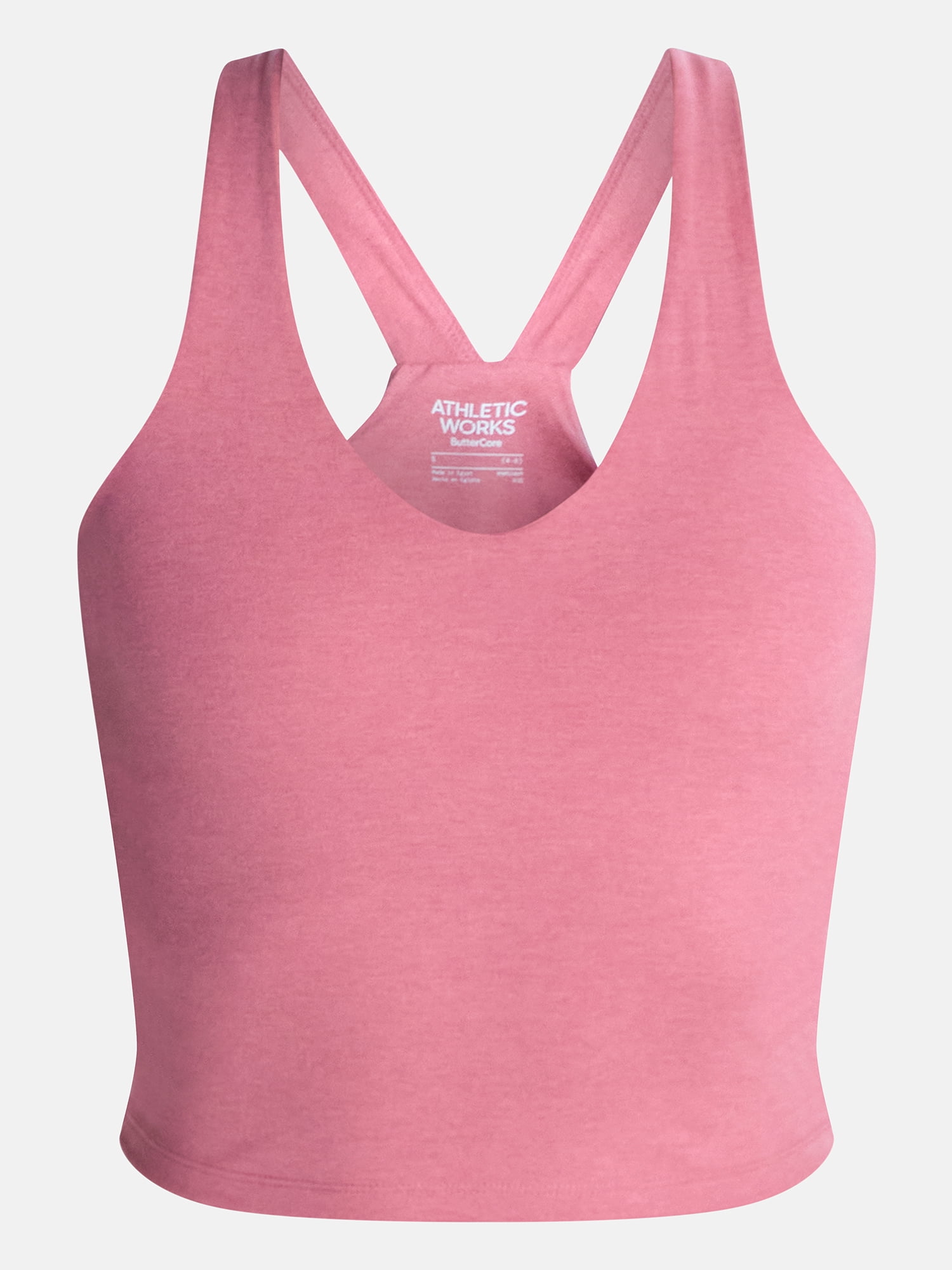 Athletic Works Women's ButterCore Bra Tank Top, Sizes XS-XXXL