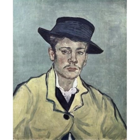 Portrait of Armand Roulin 1888 Vincent Van Gogh 1853-1890 Dutch Oil on Canvas Folkwang Museum Essen Germany - 18 x 24 in.