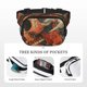 thumbnail image 5 of Fotbe Gigantic Skull In Clouds Cangurera Cuadrada con Estampado de Doble Capa, Bolsa de Cintura Ajustable Mini para Hombres y Mujeres, 5 of 9