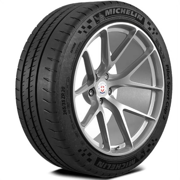 Michelin Pilot Sport Cup2 245/35ZR20 (95Y) XL Fits: 2017-19 Mercedes-Benz E300 4Matic, 2010-16 BMW 528i Base