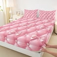 thumbnail image 3 of Feelyou Princess Bowknot Kids Twin Sheet Sets, Dreamy Fairy Style Bedding, 3pcs, 3 of 7