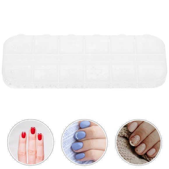 BESTYASH White Flatback Nail Pearls for DIY Elegant Half Round Pearls for Nail Art Decoration