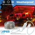 thumbnail image 3 of West Ivory 2286LEDs, 2x150ft Red LED Rope Light w/ 8 Mode, Connectable Outdoor Permanent Waterproof Accent Exterior Lighting, Safety Fuse, PVC Case, Holiday, Backyard Patio, Home Garden, Decorative, 3 of 9