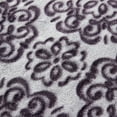 thumbnail image 5 of SoftLux Frosted Purple Texture Medallion Velvet Plush Fleece Throw Blanket, 50" x 60", Adults and Teens, 5 of 7