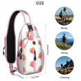 thumbnail image 5 of Crossbody Sling Backpack for Women Men Summer Beach Shells Sunrise Shoulder Sling Crossbody Casual Chest Bag for Travel Sports Running Hiking, 5 of 6