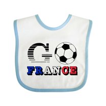 Inktastic Go, France Soccer, Football Boys or Girls Baby Bib