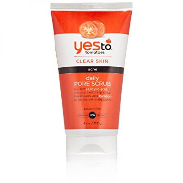 Yes To Tomatoes Daily Pore Face Scrub Salicylic Acid Help Reduce and