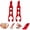 Red 2PCS, variant on 3-in-1 Hot Plate Gripper, Multi-Angle Anti-Scald Bowl Holder Clip with Lock, Heat Resistant Plate Grabber Tongs for Bowls, Plates, Pots and Kitchen Cooking