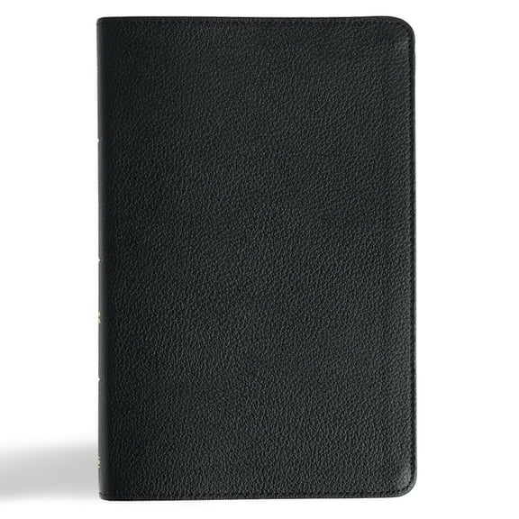 CSB Thinline Bible, Anglicised Edition, Black Genuine Leather, (Hardcover)