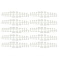 thumbnail image 3 of Artificial Toe Nail Kit, Toenails Square DIY Short 240pcs  For Prom Ordinary Color,Transparent, 3 of 8