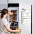 thumbnail image 2 of Magnetic Menu Board 11" * 16" Dry Erase Calendar Set With 4 Markers, Fridge Calendar Board With Weekly Meal Planner; Grocery List Kitchen Planner Mess, 2 of 4