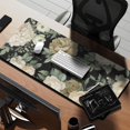thumbnail image 2 of Long Mouse Pads for Desk,Pioneer Flower Floral Print Pattern Desk Mats on Top Of Desks, Desk Mouse Pad Extra Large with 3mm Non-Slip Base and Stitched Edge for Gaming,Office,Work,Home 35.4"x15.7", 2 of 6
