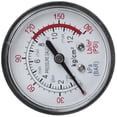 thumbnail image 4 of 2X Round 0-180 Psi 13mm 1/4BSP Diameter Dial Comparator Air Manometer, Black, 4 of 7
