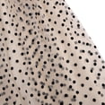 thumbnail image 4 of Xmarks Women's Flared Skirt High Elastic Waist Polka Dot Pleated Ruffle Hem Midi Vintage Skirts, 4 of 12