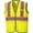 Yellow, variant on Portwest US381 Frisco Lightweight Cool Contrast Vest Yellow, XX-Large