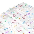 thumbnail image 5 of Polyester Fiber Shower Curtain, Love Graffiti Shower Curtain, Metal Buckled Eye Waterproof Shower Curtain, Can Be Washed-72x72in, 5 of 8