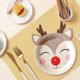 thumbnail image 5 of Juego de Platos Desechables de Papel Navideños | 30 Piezas Multicolores con Forma de Reno de Papá Noel | Vajilla Navideña Resistente y Apta para Alimentos | Vajilla Festiva para Reuniones Navideñas y, 5 of 6