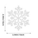 thumbnail image 3 of Christmas Decorations 10CM Snowflake Plastic Snowflake Christmas Tree Decoration Hollow Snowflake Pendant, 3 of 6