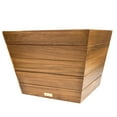 thumbnail image 3 of Medium Teak Planter Box - 19" W x 14" H x 19" D, 3 of 5