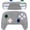 White, variant on eXtremeRate Multi-Colors Luminated DTFS LED Kit, Thumbsticks Dpad ABXY ZR ZL L R Buttons Chrome Gold Classical Symbols Keys for Nintendo Switch Pro Controller - Controller NOT Included