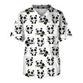 thumbnail image 1 of Men's Short Sleeve V-Neck Print Chest Pocket Top5XL, 1 of 3