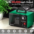thumbnail image 2 of Generador de ozono basvacsh de 45,000 mg/h para un área de 2500 pies cuadrados (verde), 2 of 9