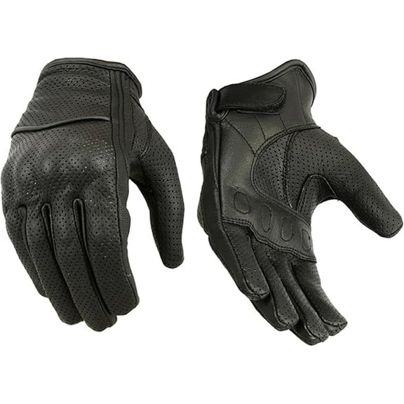 Daniel Smart Leather Gloves – Aniline Goat Women Leather Gloves with Rubberized Knuckle Protection, Padded Palm & Wrist Strap