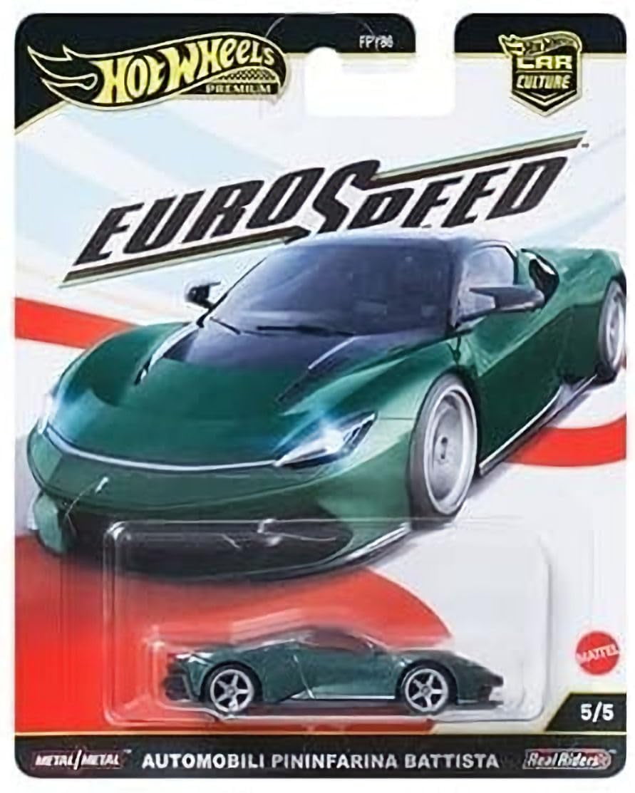 Hot Wheels Euro Speed Premium Collection, Die-Cast Cars Set