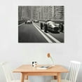 thumbnail image 2 of JRXY Car Posters Vintage Wonderful Black and White Racing Car Wall Posters Canvas Wall Art Prints for Wall Decor Room Decor Bedroom Decor Gifts 20x16 inch Picture 4, 2 of 4