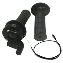 Left & Right Handle Bar W/ Throttle Tube & 50" Grip Cable Kit  for Lifan 100cc 125cc 150cc 200cc Dirt Pit Bike