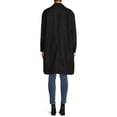 thumbnail image 3 of Time and Tru Women's and Plus Long Shacket Coat, 3 of 5