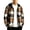 Yellow, variant on yillto Boys Plaid Jackets Flannel Hoodies Fall Fashion Long Sleeve Zip up Jacket Coat for Kids 5-15 Years