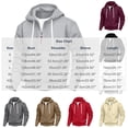 thumbnail image 6 of Diufon Zip Up Hoodie Men Long Sleeve Big and Tall Going Out Hooded Jackets Fall Winter Warm Pullover Sweatshirts, 6 of 8