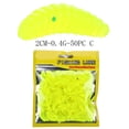 thumbnail image 3 of Langgg 50pcs/bag 2cm Soft Bread Bug Bionic Grubs Trout Lures Plastic Hand Pole Bait Artificial Fishing Lures, 3 of 9