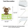 thumbnail image 6 of Big Dot of Happiness Clean Up After Your Pet - Outdoor Lawn Sign - No Dog Poop Sign Yard Sign - 1 Piece, 6 of 7