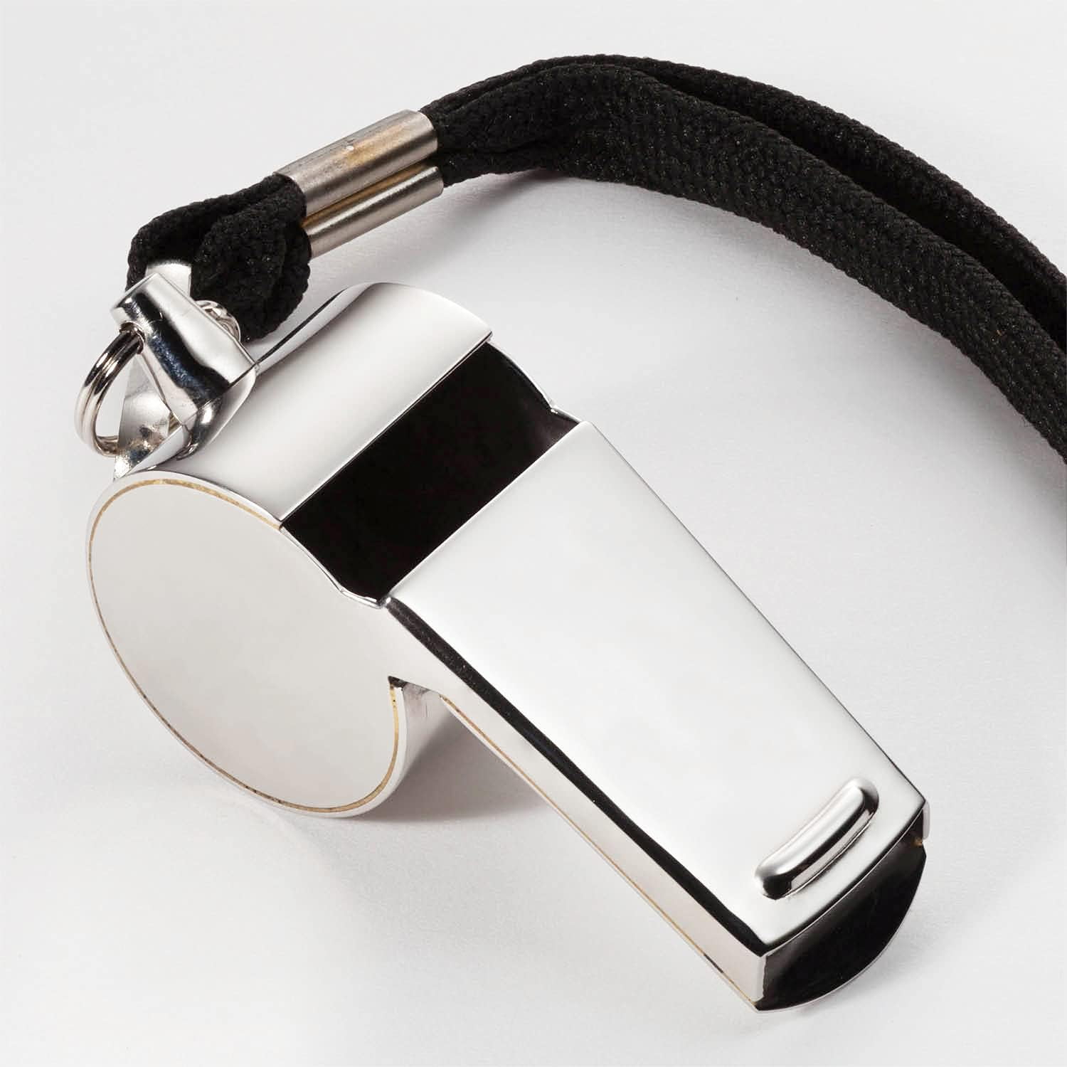 Personalized Silver Coach Whistle