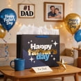thumbnail image 4 of 16" Large Fathers Day Gift Bag with Tissue Paper and Handles and Greeting Card for Dad, 4 of 4
