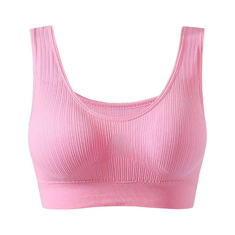 CAICJ98 Sports Bras For Women Sports Bra for Women, Flow Y Back Strappy  Sports Bras M Support Yoga Gym Top with Removable Pad RD1,XL 